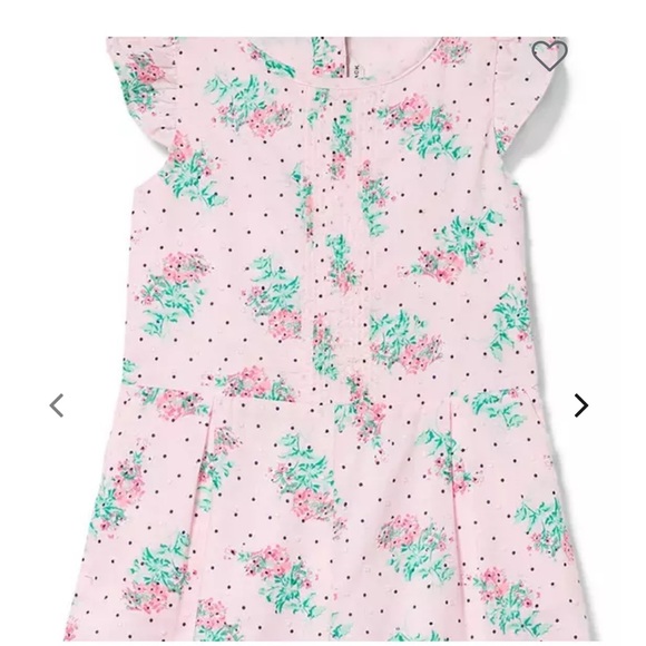 Janie and Jack Swiss Dot Floral Jumpsuit - Picture 2 of 7